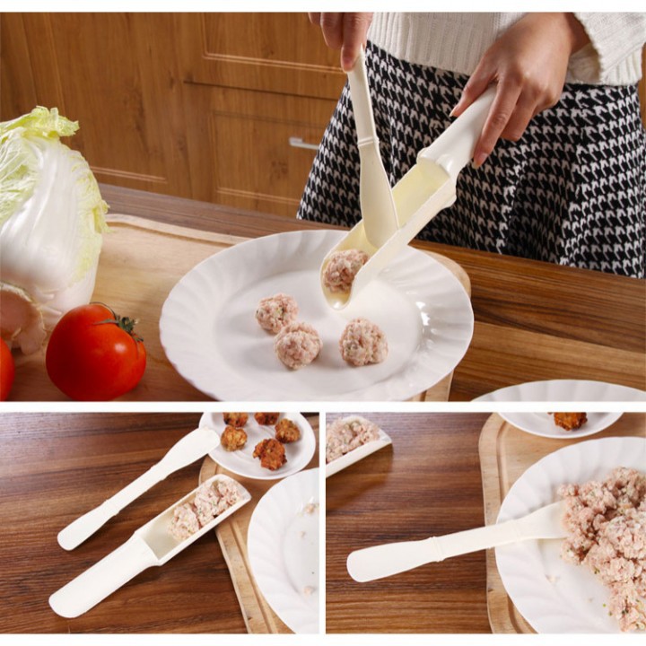 Alat Sendok Pembuat Pencetak Bakso Plastik Pembuat Bakso Pencetak Baso Cetakan Bakso Bakwan murah