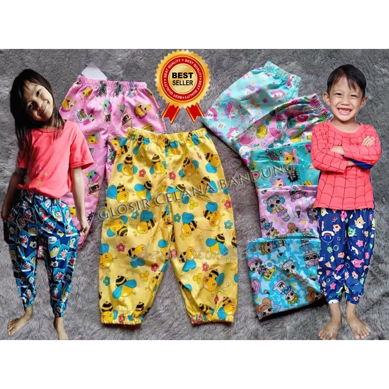 Joger Anak Karakter / jogger anak size S 1-2 tahun