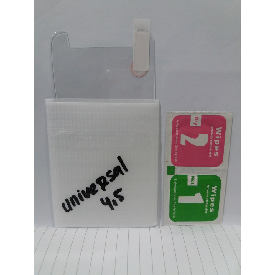Tempered gorila glass kaca universal uni 4,5 murah meriah