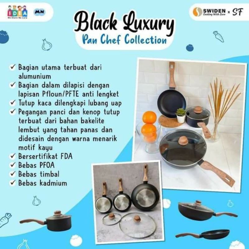 Arisan Panci Swiden Black Luxury Pan