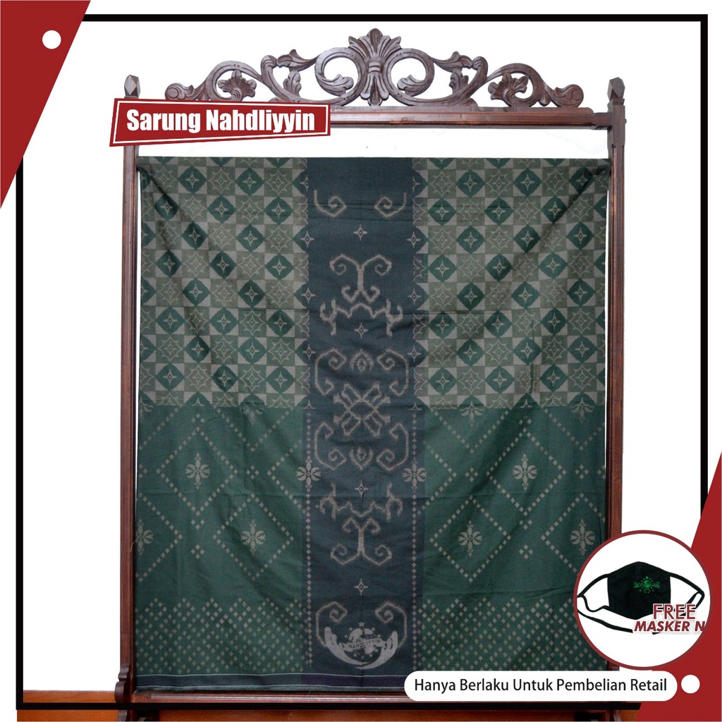 Sarung Nu Ibad Aswaja Safina new Hijau sarung nahdlatul ulama