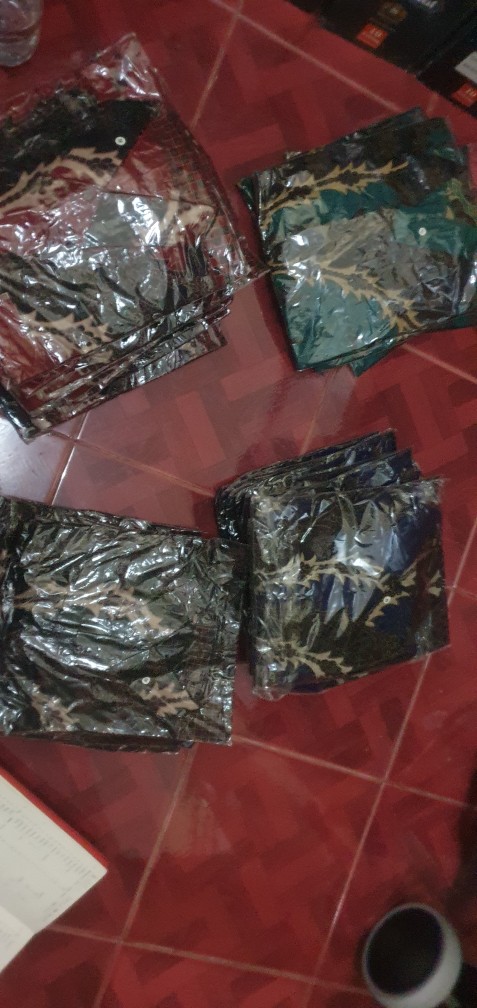 Size M L Xl Xxl Bswart Batik Hrb026 Kenongo Hem Pendek Padi Pekalongan M L Xl