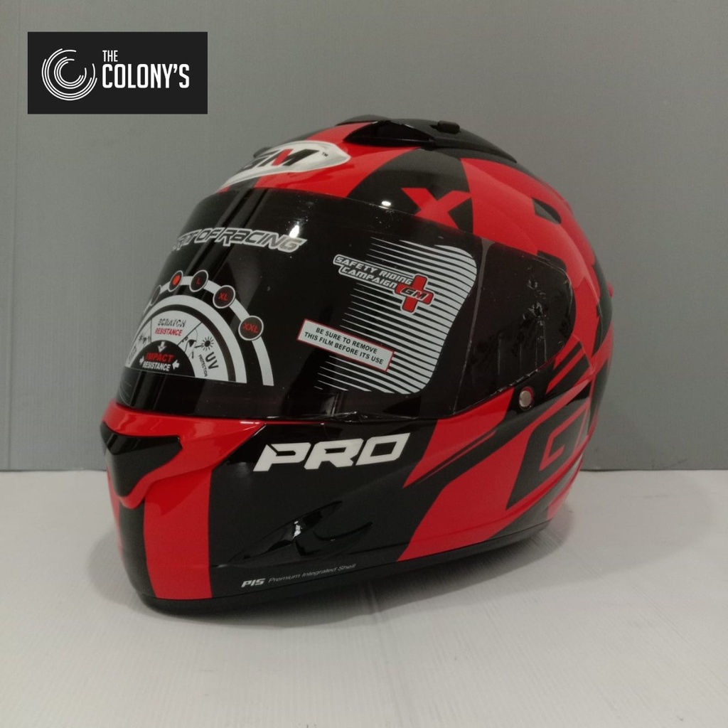 Jual Helm Gm Fullface Fullface Racepro Zr Black Red Helm Gm Fullface Racepro Zr Black Red