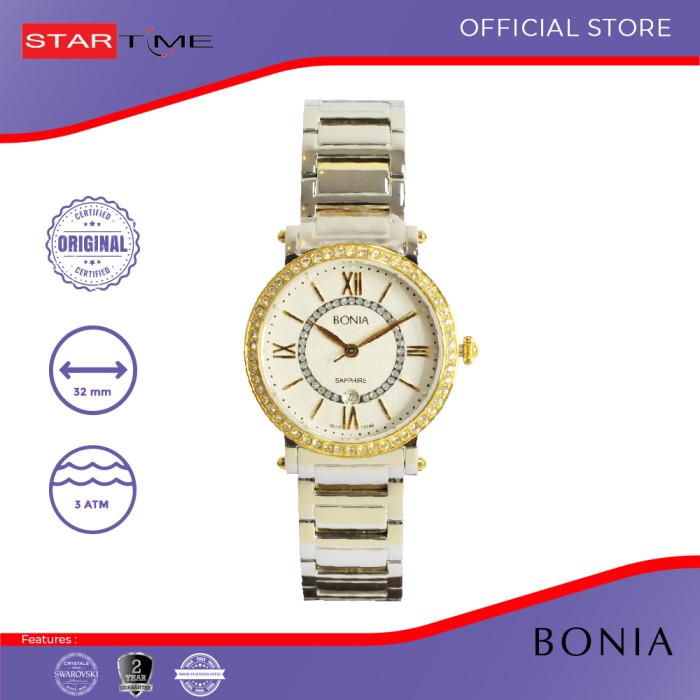 Jam Tangan Bonia Jam Tangan Wanita B10146-2113S Original