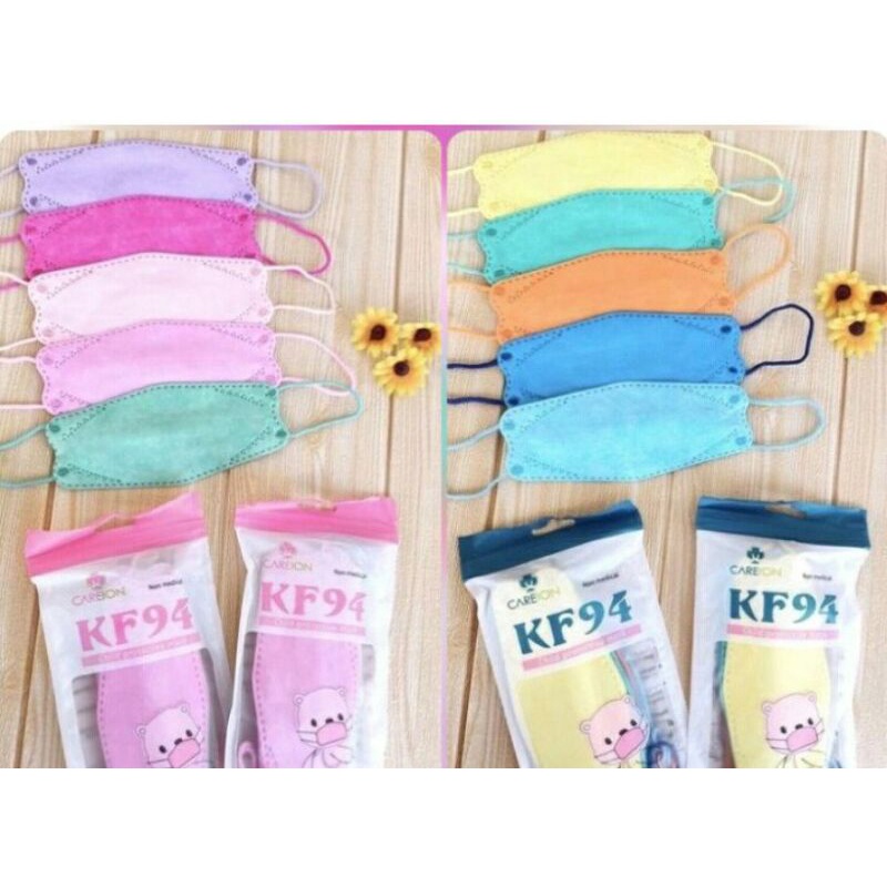 Masker KF 94 anak 1 pack isi 10pcs(warna campur)