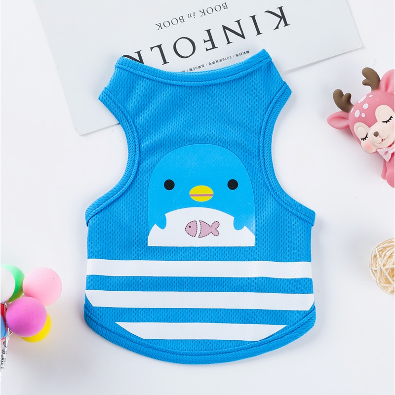 ★〓YUFeiPet〓★ Pet Vest Spring and Summer Cute Pet Dog Vest Clothes Breathable Cat Clothes Thin Pet Clothes