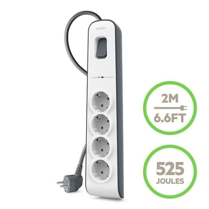 *pertukangan* Belkin Surge Protector Colokan LIstrik Anti Petir 4 Out - BSV400VF