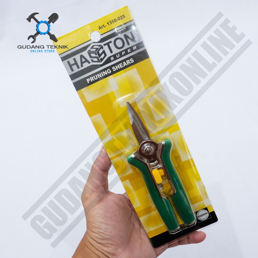 Gunting Dahan Lurus HASSTON PROHEX 1350-025 / Gunting Dahan Taman Kepala Lurus Haston Prohex