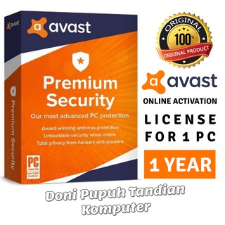 Antivirus Avast Premium Security License Original 100%