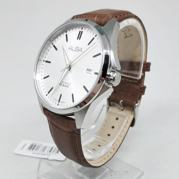 [ PROMO ] Jam Tangan Pria Alba ACTIVE AS9J77 AS9J77X1 Quartz Leather Original Garansi Resmi