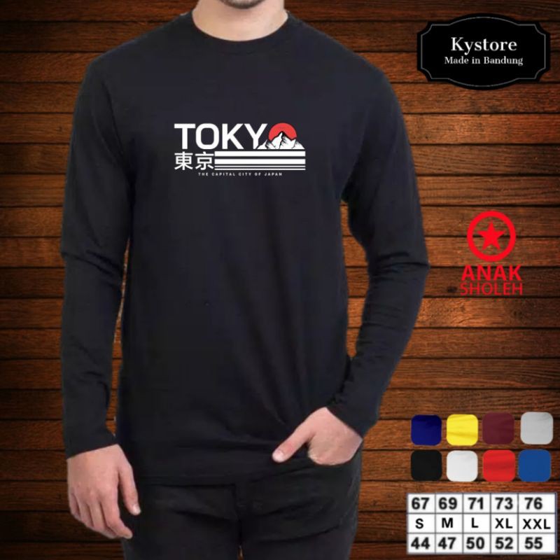 kaos lengan panjang kaos long sleave tokyo japan