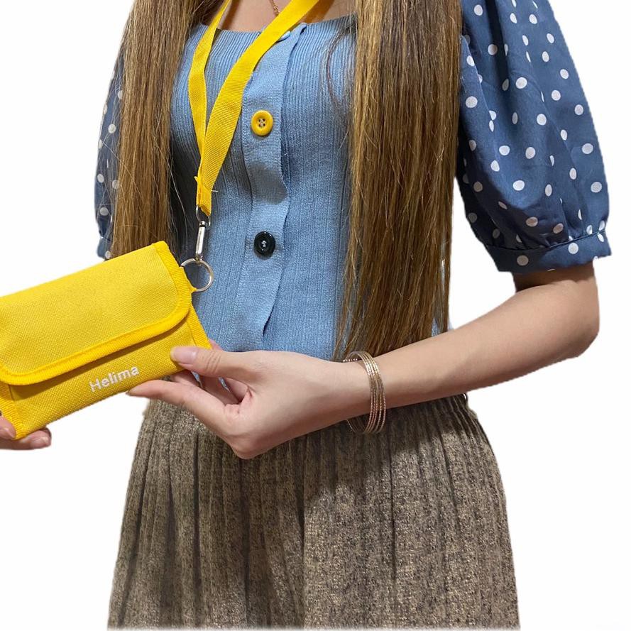 ☂ GALLERYSTOREKU - DOMPET SAKO GRID HELIMA WALLET IMPORT DOMPET KANTOR GANTUNGAN ✯