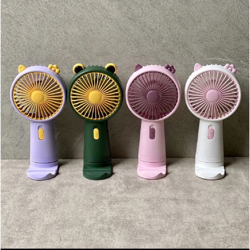 KIPAS PORTABLE MINI LUCU / KIPAS GENGGAM UNIK KARAKTER
