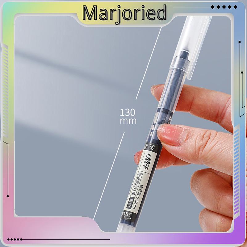 Pulpen Tinta Gel 0.5mm Ujung Lurus Untuk Pelajar / Kantor-MJD