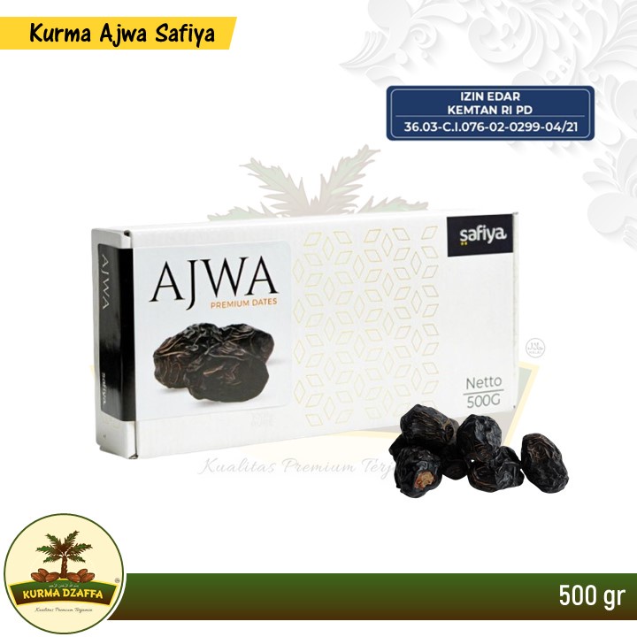 

Kurma Ajwa Safiya Madinah 500 gr/Kurma Nabi