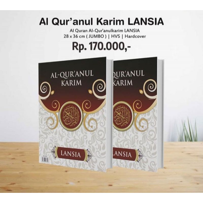 AL-QURANUL Karim LANSIA JUMBO