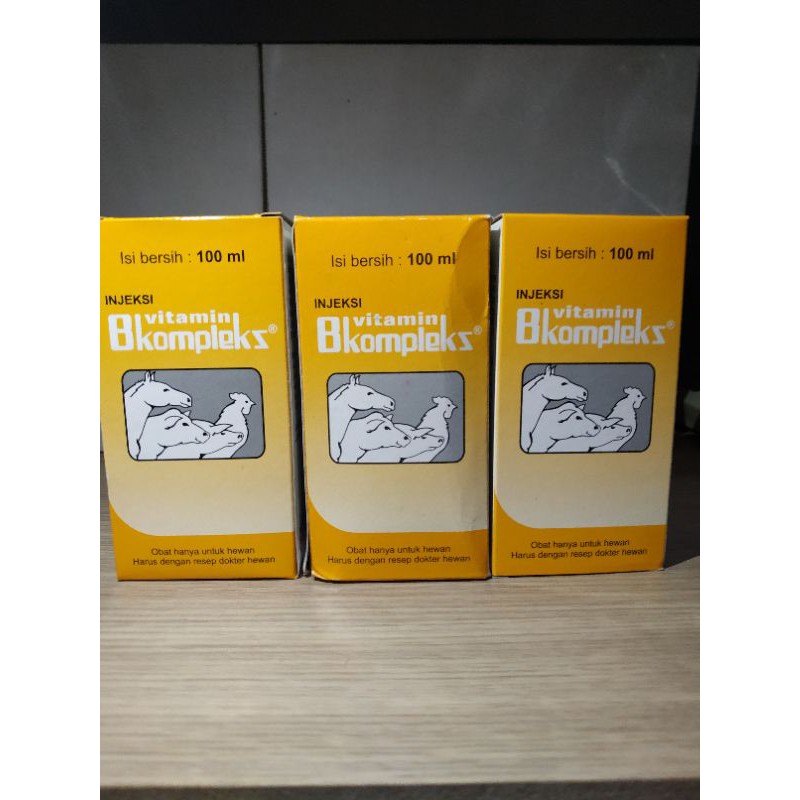 Vitamin B Kompleks 100 Ml vitamin injeksi untuk sapi kambing domba kucing anjing