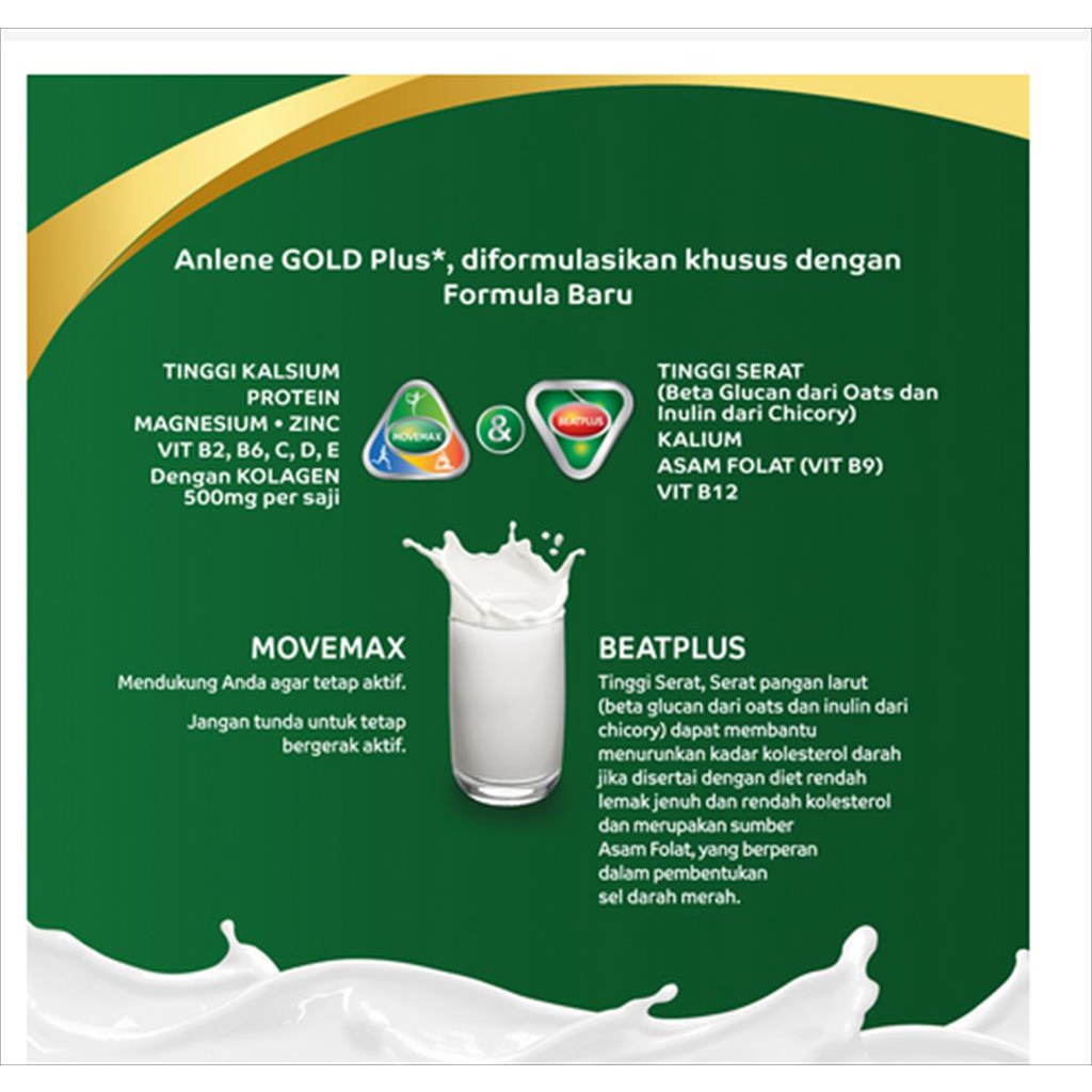 

GRA Anlene Gold 5X 600gr Susu Dewasa Bebas Gula