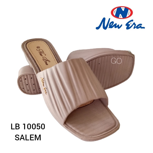 gos NEW ARRIVAL NEW ERA LB.E 10050 SANDAL SLOP KARET WANITA FLAT TEPLEK TERBARU KEKINIAN SENDAL SELOP PEREMPUAN