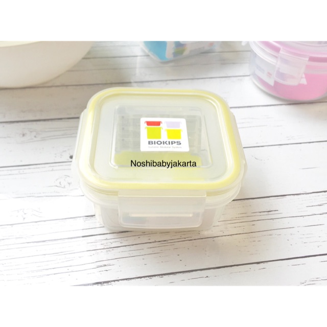 Komax biokips Food Container KUNING 300 ml/ TEMPAT MPASI