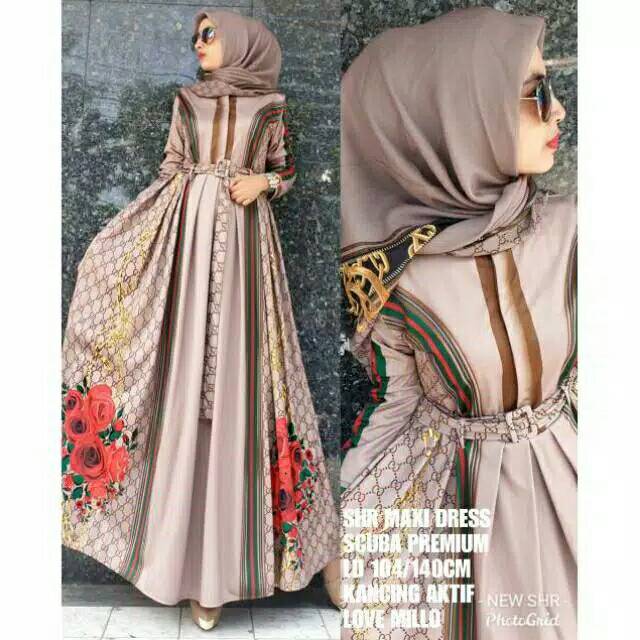 READY  SHR NEWWW GAMIS BUNGA GUCCI  Good besst