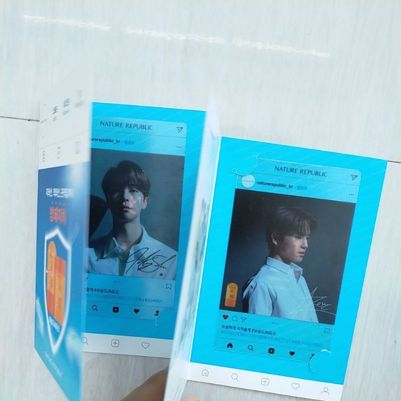 PC NCT 127 × Nature Republic transparant