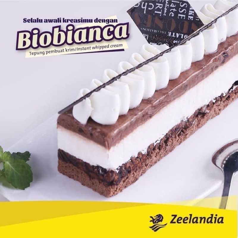 

REPACK: 200G - ZEELANDIA BIOBIANCA WHIPPED CEEAM (Tepung Pembuat Krim Instant/ Topping Bubuk)