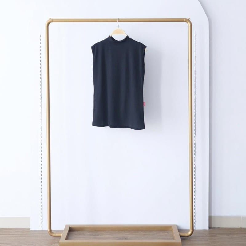 Inner Tanktop JERSEY / MANSET TANKTOP TURTLE NECK JERSEY