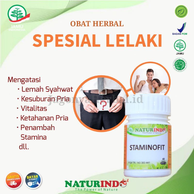 Jual Obat Herbal Staminofit Spesialis Sehat Lelaki Suplemen Makanan