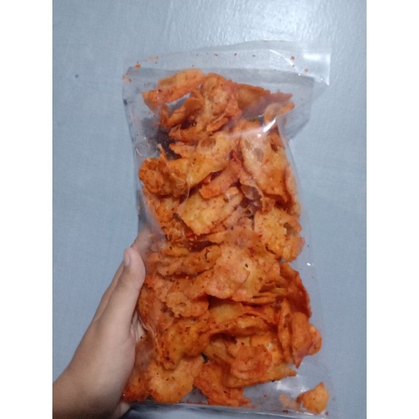 

Comring Pedas/Keripik/Comro Kering/250gr/Kemasan 250gr