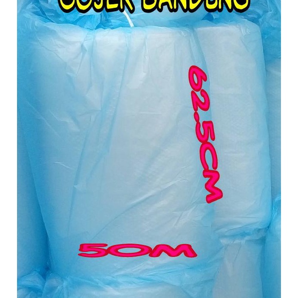 

➷ Plastik bubble wrap 62.5cm x 50M Bandung buble gelembung - Bening ➪