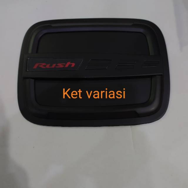 Tank cover tutup tangki mobil Rush lama  2008 2010 2015 2017 hitam dop