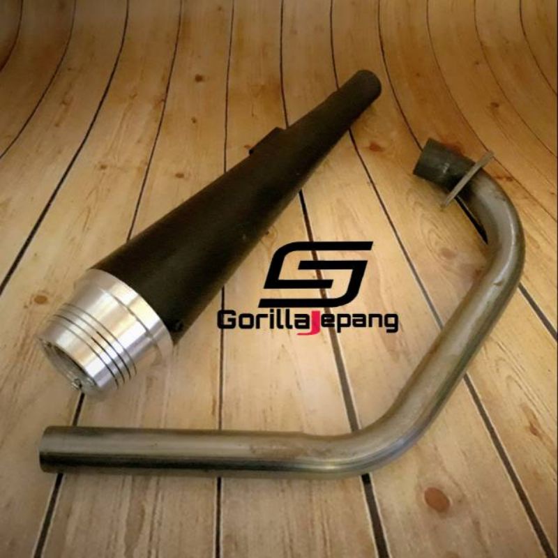 Knalpot japstyle custom GL MEGAPRO TIGER