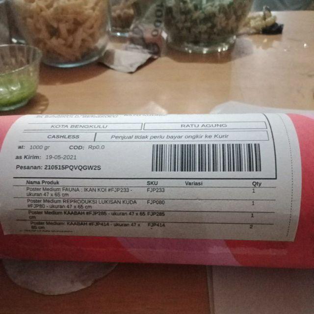 Poster Medium Kaabah #fjp285 - Ukuran 47 X 65 Cm