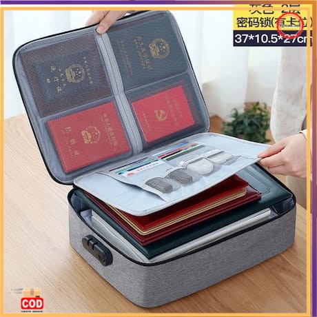 

Tas Penyimpanan Dokumen Tiga Susun Document Keeper Anti Air Bergembok