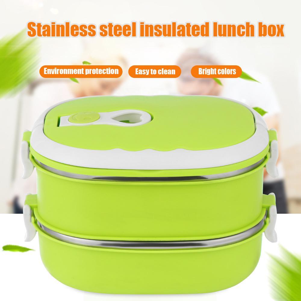 Top 900/1800ML Warmer Box Hot Anak Sekolah Insulated Thermal Lunch Package