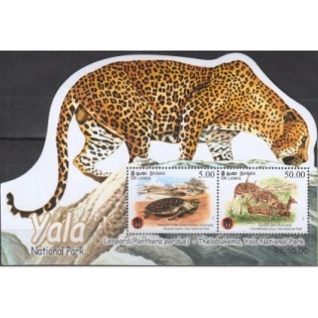 

Perangko Filateli I54 - sri lanka MNH miniature sheet 2013 yala nnational park