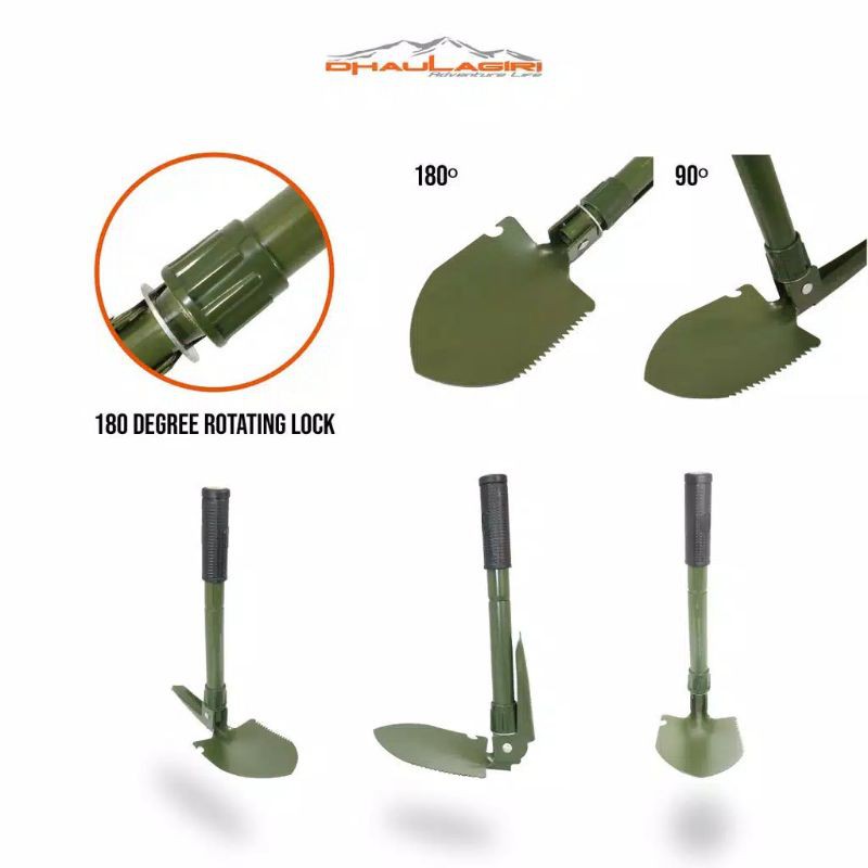 Dhaulagiri Folding Shovel Pacul Outdoor