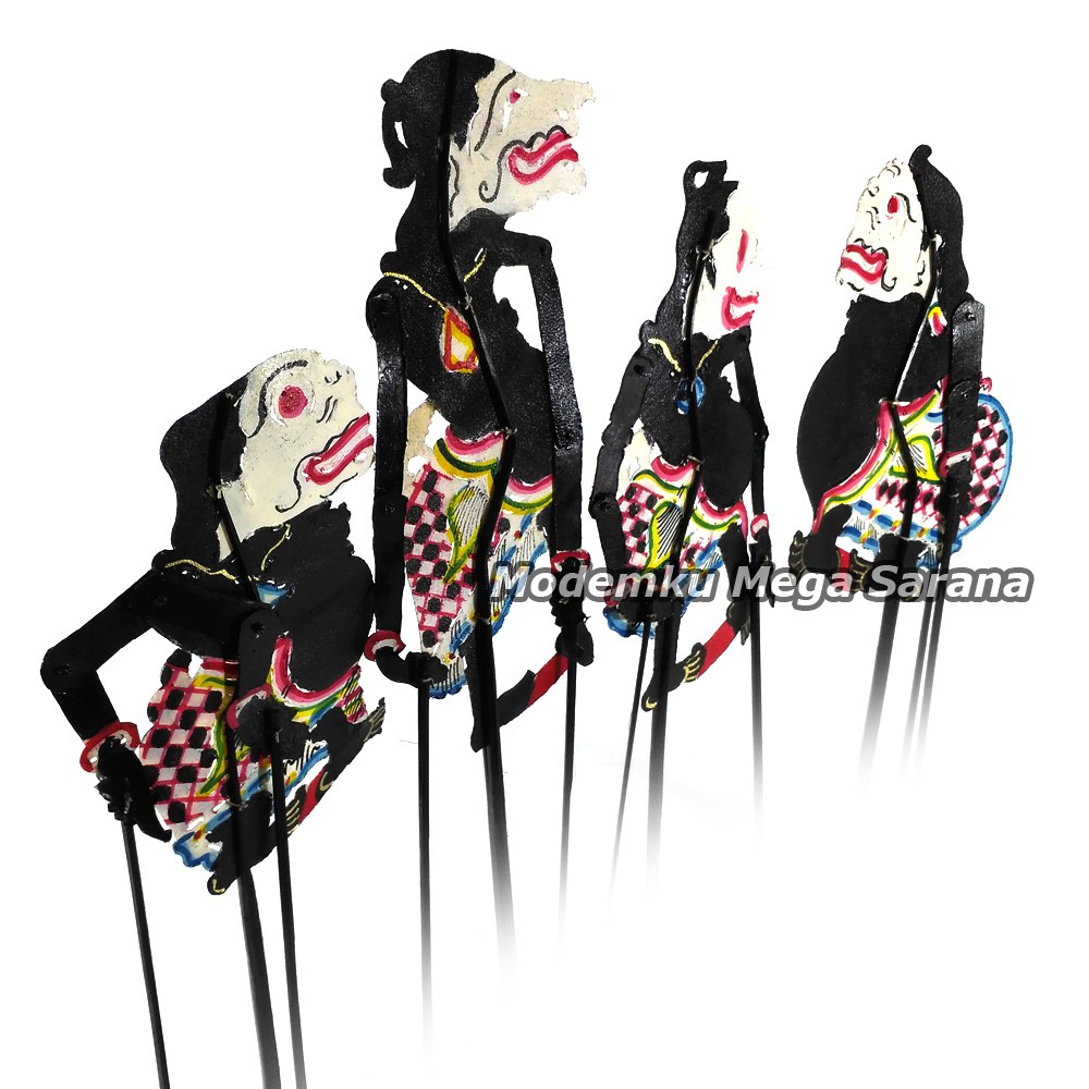 Wayang Kulit Kidangan Biasa Hitam - Punokawan - Bagong Semar Gareng Petruk