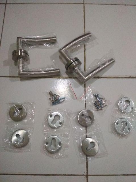 Handle Pintu Model Pisah Tarikan Pintu Model Minllis Stanlis Steel Sus 304 Kunci Pegangan Pintu