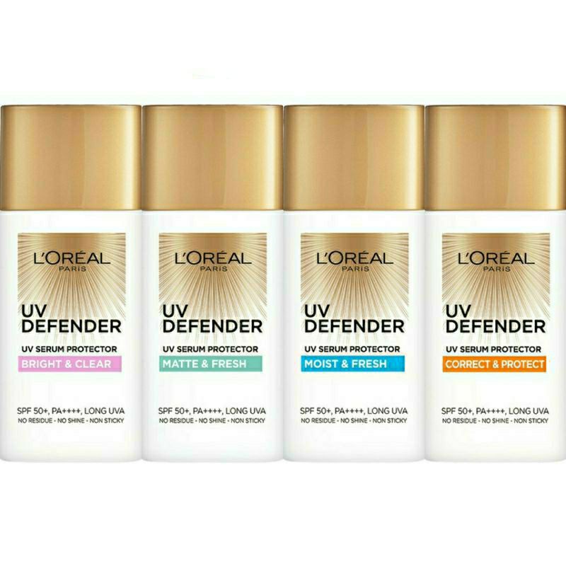 LOREAL UV Defender Matte &amp; Fresh / Bright &amp; Clear / Sunscreen 7ml / 30ml / 50ml