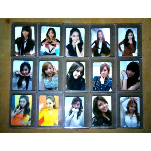 SNSD Girls' Generation PC Photocard Mr. Taxi The Boys Hoot Yuri Yoona Taeyeon Seohyun Tiffany
