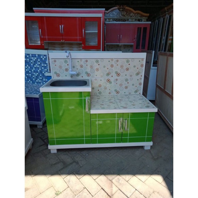 kitchen set wastafel / rak kompor / kitchen set / rak wastafel / rak dapur / rak piring 3pintu
