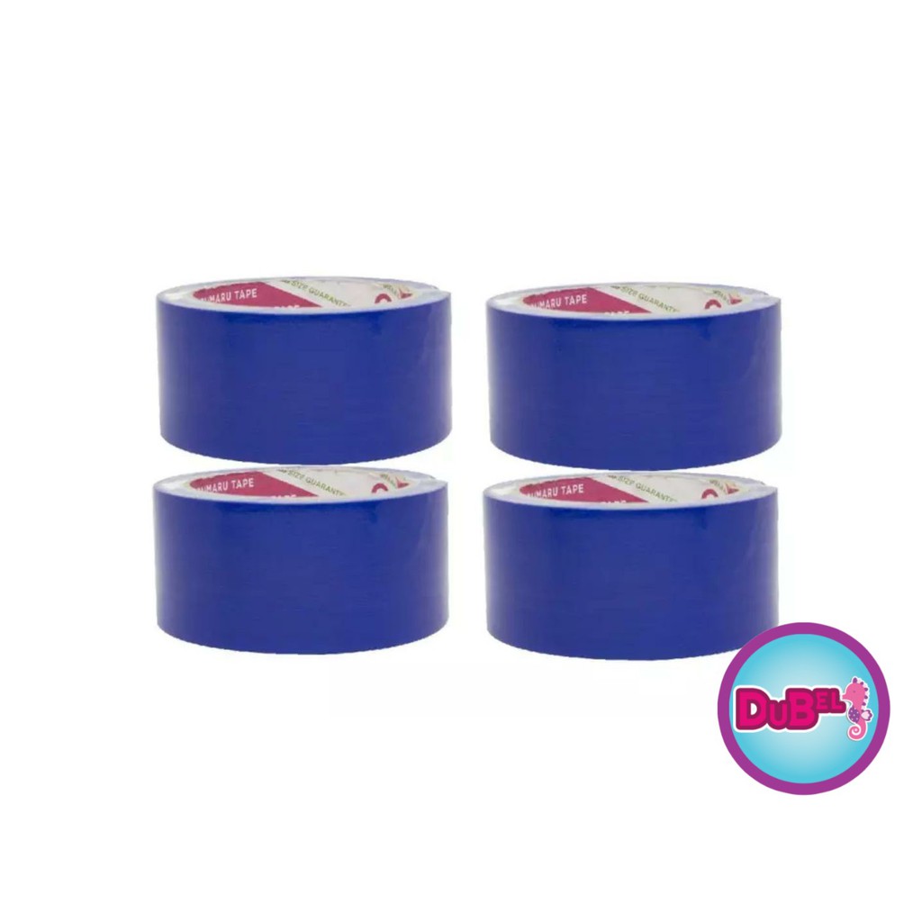 

Cloth Tape Biru / Lakban Kain Warna Biru Daimaru 48mm / Lakban Jilid Biru / 2 inchi panjang 12M