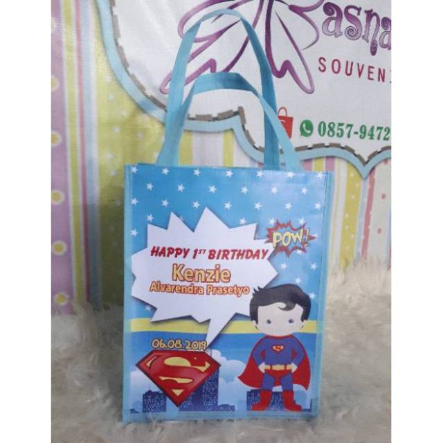 

Goodiebag/tas ultah/souvenir/superhero