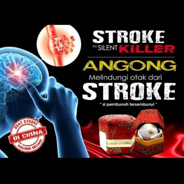 obat stroke bai nian angong wan