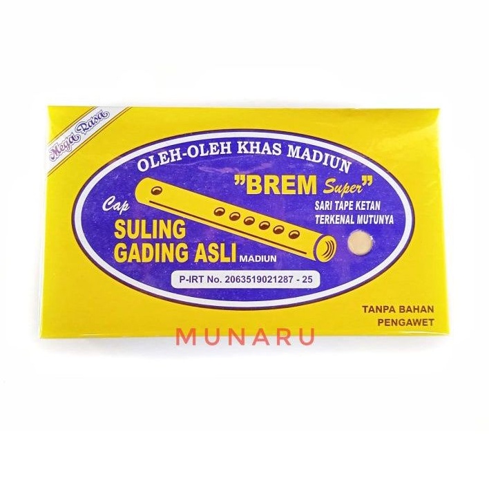 

BREM MADIUN JUMBO SUPER CAP SULING GADING ORIGINAL MEGA RASA