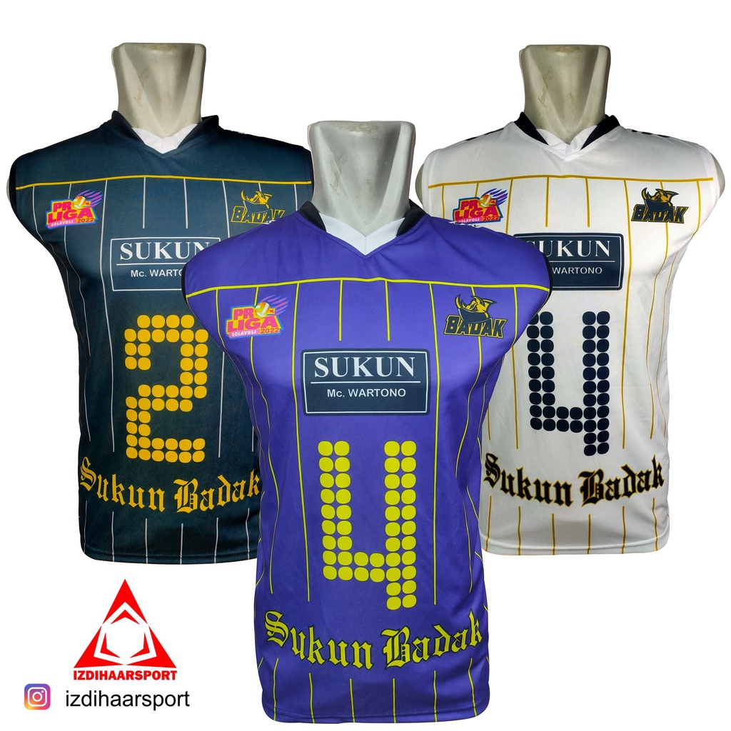 jersey voli printing badak kaos sukun badak proliga jersey volley izdihaarsport