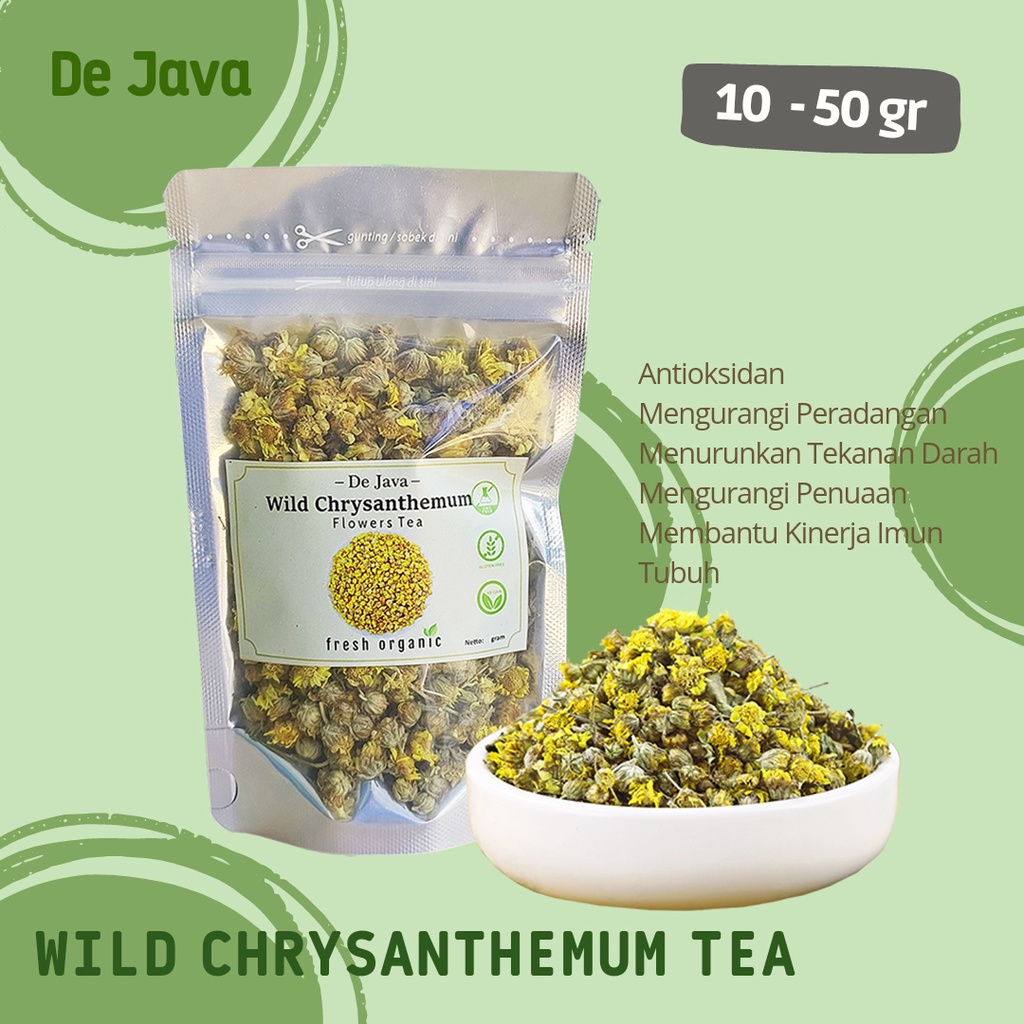 

Teh Bunga Krisan Liar Wild Chrysanthemum Buds Flower Tea Teh Kuncup Bunga Krisan 10 - 50 gram