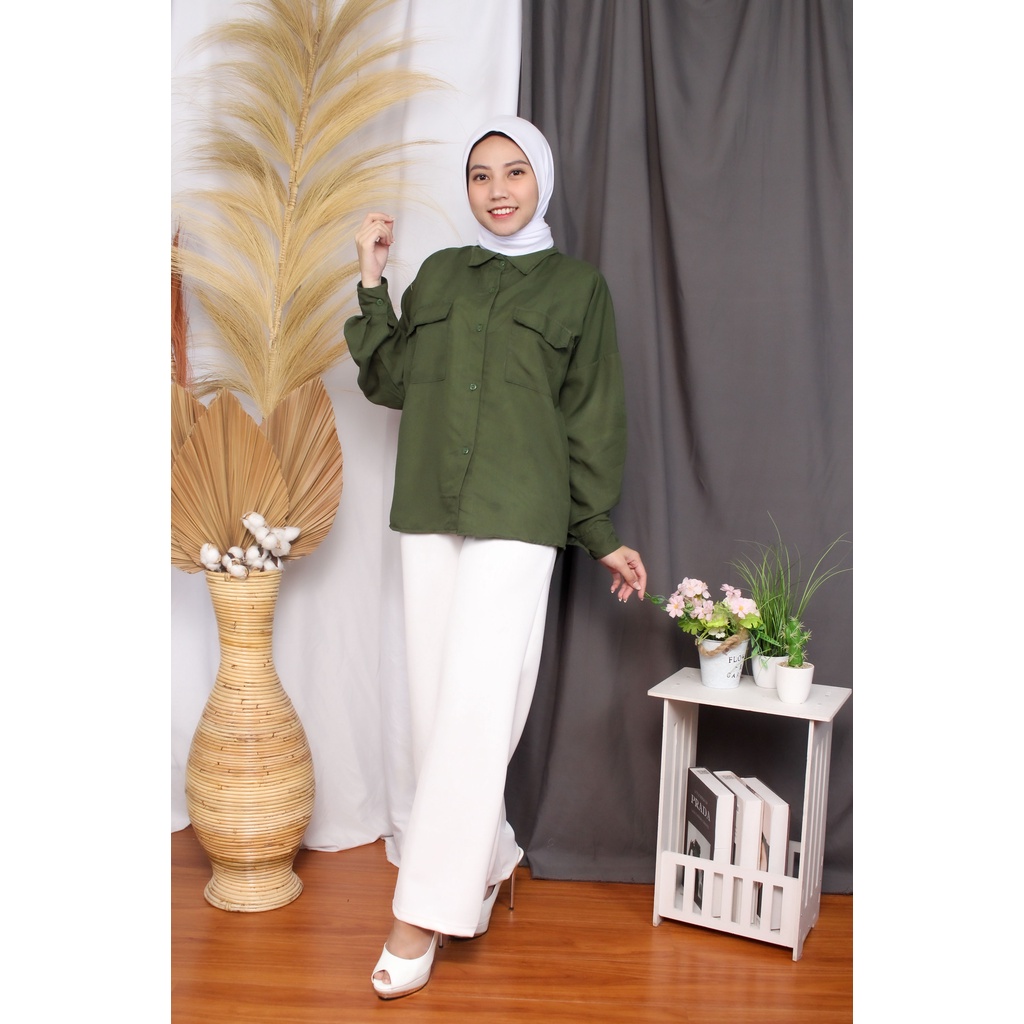 RX Fashion - Saha Top // Kemeja Wanita -R3